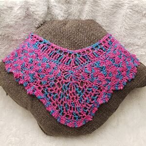 Handcrafted Crochet Fan Shawlette